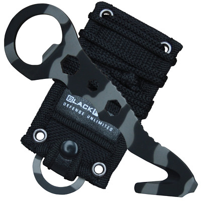 BlackField Kneck Knives Minitool ''ESSENTIAL'' mit Nylonscheide und langer Kordel