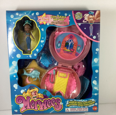 NIB 1997 Vintage Cap Toys Merwees Seashell Collection Pink Palace
