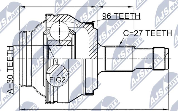 NPZ-ME-020 Nty Gelenksatz, Antriebswelle FüR MERCEDES-BENZ-image
