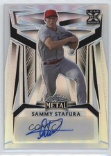 2023 Leaf Metal Silver Prismatic 6/10 Sammy Stafura #BA-SS1 Auto 0w3