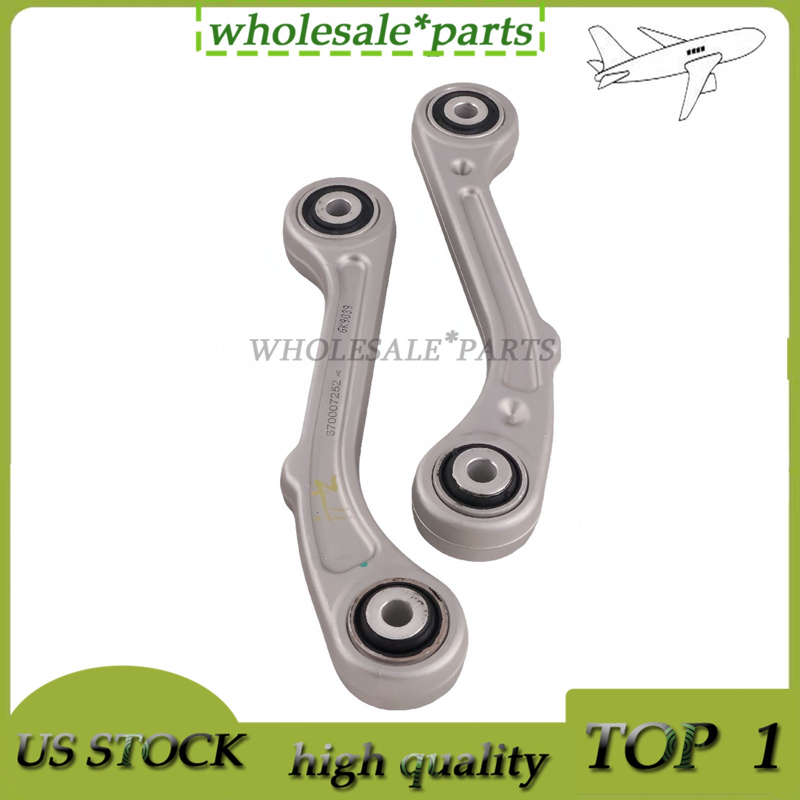 Fits Maserati Ghibli Quattroporte 14+ 2X Rear Upper/Lower Control Arms 670007252
