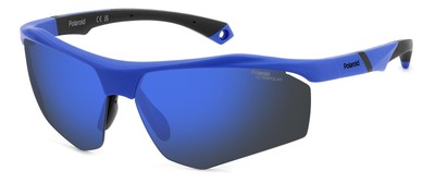 POLAROID PLD 7055/S FLL MATTE BLUE 68/10/135 Men's Sunglasses