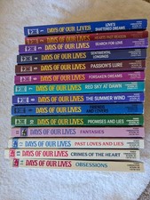 Days Of Our Lives Paperback Lot - Soaps & Serials - Books 1 through 14