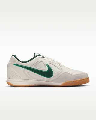 Men's Nike Gato Indoor Soccer Shoe-Sail/Stadium Green/Gum Yellow