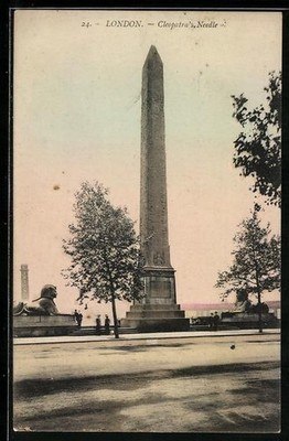 Ansichtskarte London, Cleopatra´s Needle 