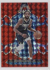 2023-24 Panini Mosaic Red Mosaic Prizm Derrick Jones Jr #4 0l1