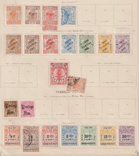 China / SHANGHAI 1893 Sammlung von 24 KLASSIK Briefmarken / HOHER WERT!