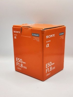 Ask £27 Cashback - Neu Sony E 50mm F/1.8 OSS SEL50F18 NOT SEL50F18F