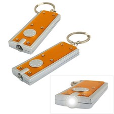 2 x LED Keyring Torch Ultrabright Mini Pocket Keychain Flashlight Key Ring Light