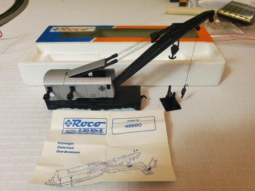 Roco 200 Tonnen Abrisskran, Santa Fe MOW grau, #625-48684 | Zustand: Used