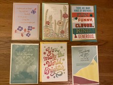 Lot Of 6 Hallmark Cards NEW Discontinued