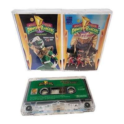 Mighty Morphin Power Rangers 3D Audio Adventure Cassette Lot Of 3 Vintage Rare 