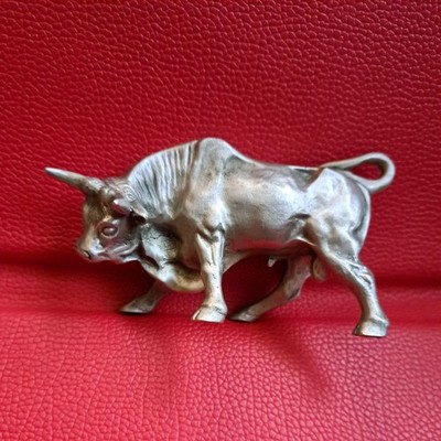 Metall Aufladung Stier Statue Tischplatte Skulptur Figur