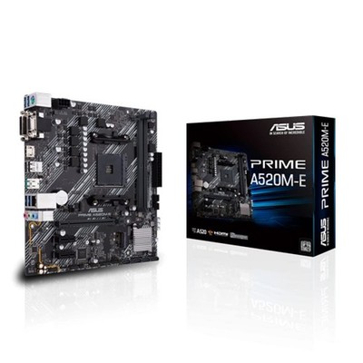 Asustek Computer Prime A520M-E AMD A520 (Ryzen AM4) Micro ATX Motherboard with M