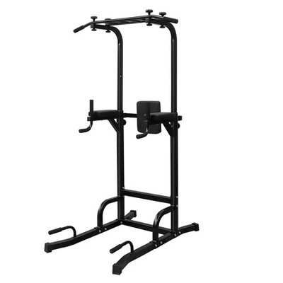 Power Tower Pull Up Bar Dip Station for Strength Training and Fitness Workouts