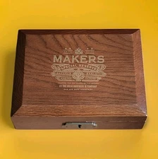 Makers Wooden Playing Card Collectors Box Only 500 Made by Dan & Dave (No Deck)