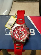NEW INVICTA 43486 LIMITED MLB BOSTON RED SOX S BASEBALL WATCH QUARTZ 51.5MM