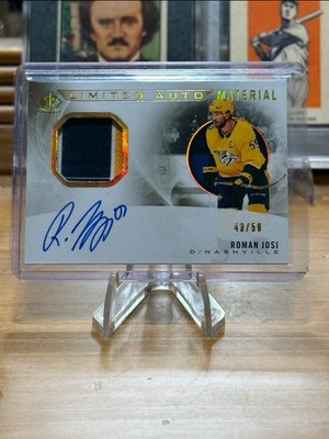 2024-25 Upper Deck SP Authentic Limited Materials Roman Josi Auto Patch /50 