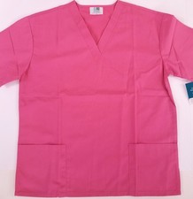 Adar Uniforms Women  s Scrub Set - Size Medium - V-Neck Top  Drawstring Bottom