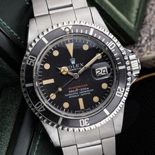 Rolex Submariner Date 40mm 1969 Red Line ‘Feet-First’ Stainless Steel Ref. 1680