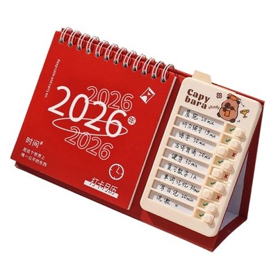 2026 Time Efficient Scheduler Calendar Desktop Stand For Professionals And