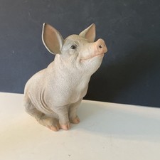 Pig #308 figurine painted resin figurine Universal Statuary 8