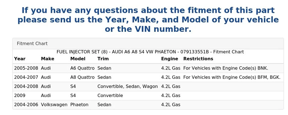 CONJUNTO INJETOR DE COMBUSTÍVEL (8) - AUDI A6 A8 S4 VW PHAETON - 079133551B - Imagem 4 de 4