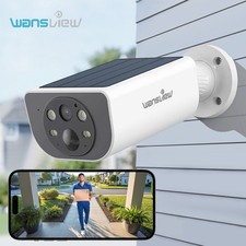 Wansview 2K Wireless Solar Security Camera Outdoor WiFi Cameras Color Night
