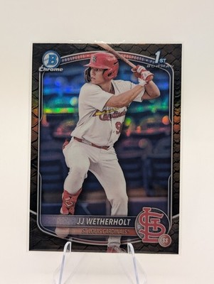 2025 Bowman Chrome JJ Wetherholt 1st Reptilian Refractor BCP-22