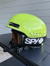 Smith Allure / Maze Ski Helmet Medium 55-59cm Lime Green  Spy Goggles Combo