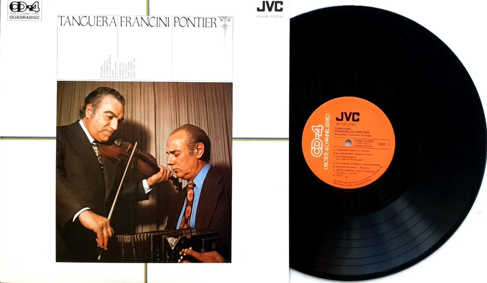 Tanguera-Francini With Pontier-Quadraphonic LP 1973 JVC CD4W-7025E - Image 2 of 3