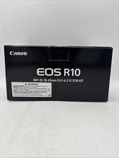 Canon EOS R10 Mirrorless Camera with RF-S 18-45mm Lens Kit - Black - NEW SEALED