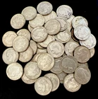 Lot of 50 Roosevelt 90% Silver Dimes 1946-1964 Mixed Dates