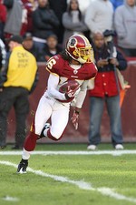 Wide Receiver Brandon Banks Washington Redskins has a long gain ag- Old Photo 2