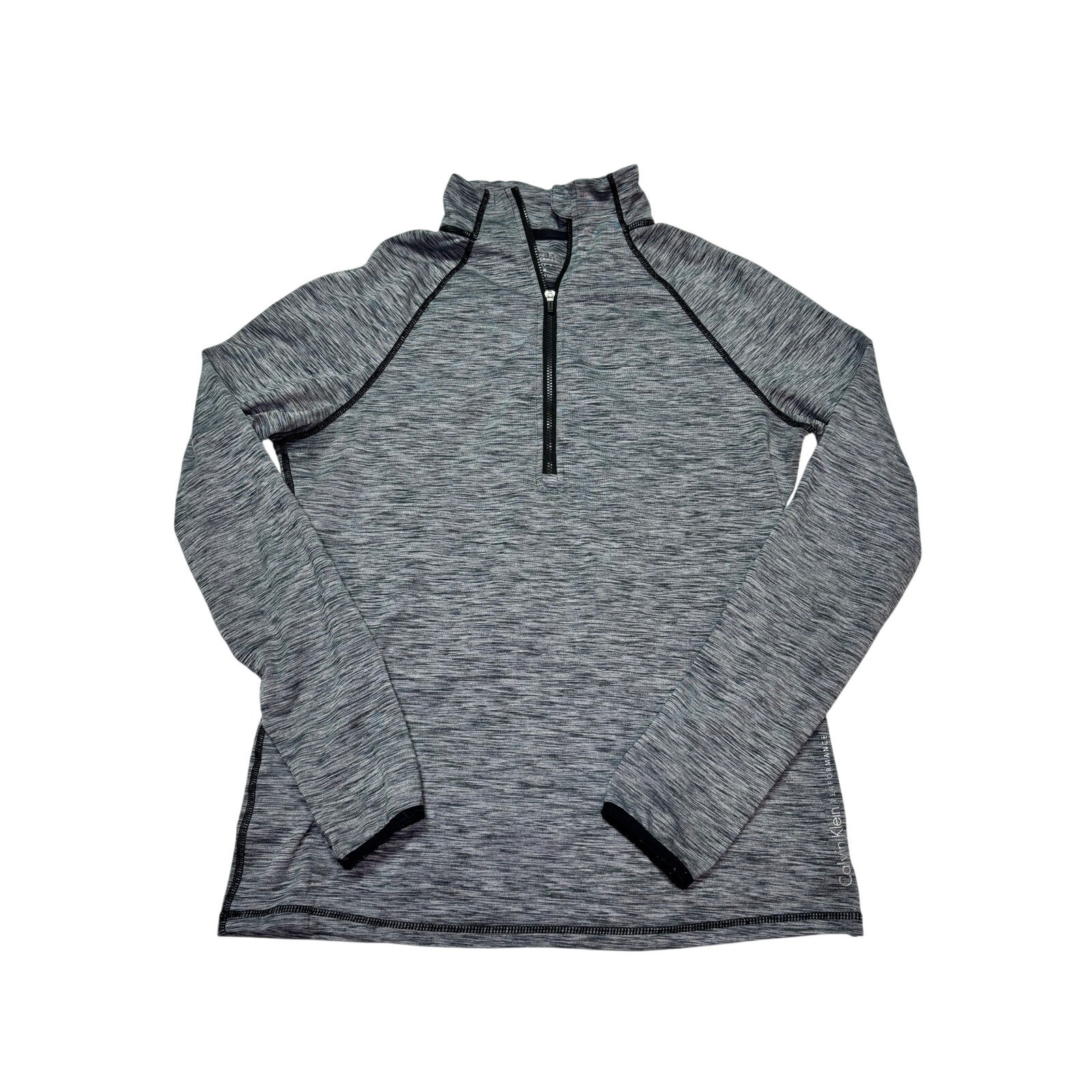 Confezione da 2 Calvin Klein Grigio Zip Up & Pony Viola Zip Up Donna Medium Activewear