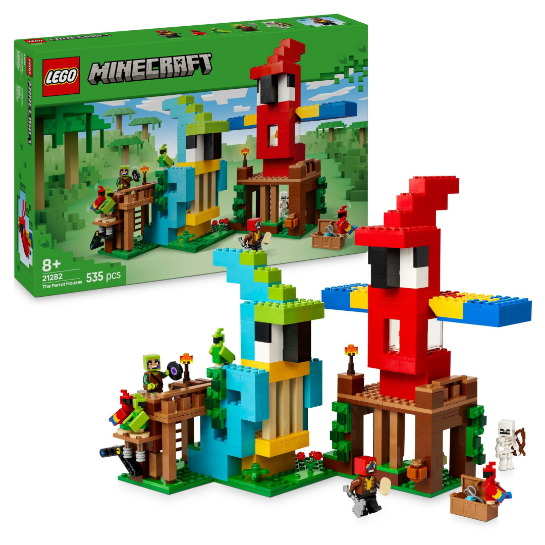 Lego MINECRAFT 21282 The Parrot Houses