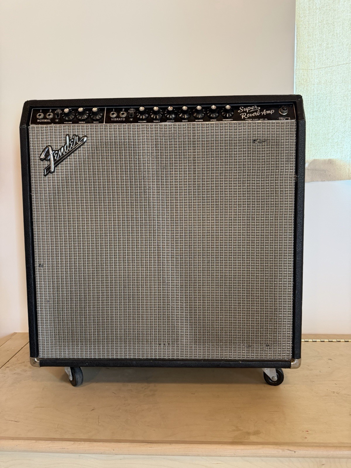 Fender Super Reverb 1964 40W Tube Amp 4x10 2-Channel. Mid 70??s CTS speakers