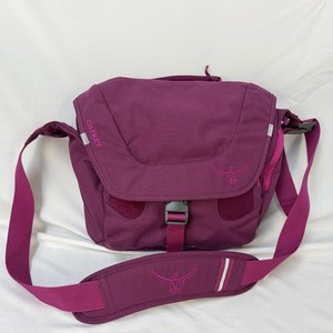 Osprey Flap Jill Courier Messenger Crossbody Bag - Purple Cyan Floral Osprey Flapjill | eBay main image 3