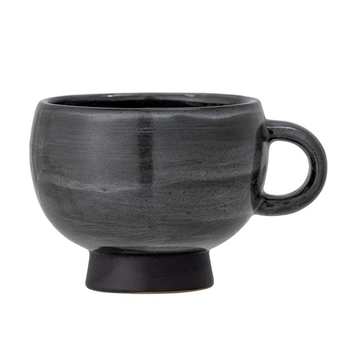 Bloomingville Emilo Tasse, in Grau, aus Steingut, 300 ml, dänisches Design - Bild 1 von 2