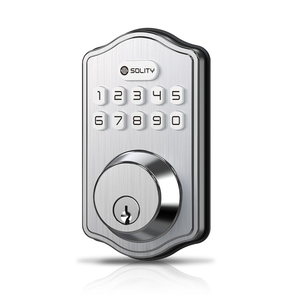 Smart Digital Deadbolt Lock with Keyless Entry and Auto Lock - 100 User Codes