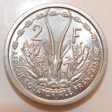 1949 French Oceania 2 francs