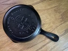 Griswold Cast Iron Skillet Pan #0 w Heat Ring Block Logo 562 !