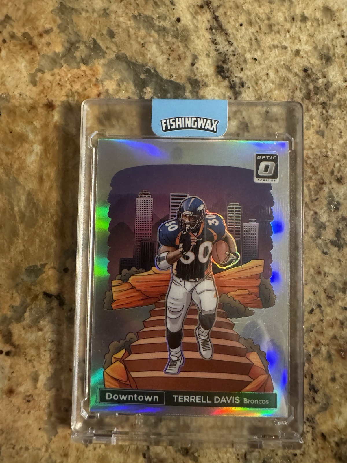 2024 Donruss Optic Terrell Davis Downtown #24 SSP Case Hit Broncos HOF