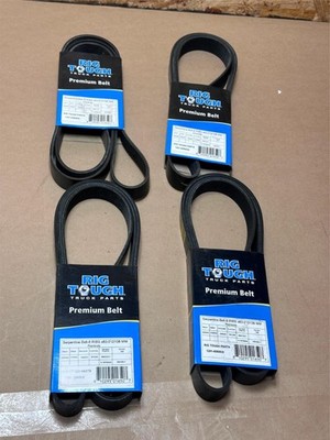 4x Pack V-Belt 8-Ribbed 83'' Serpentine Multi-V Belt Cummins 8.9L ISC ISL 3974249