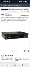 Tripp Lite SMART1500RM2U 1500VA Smart UPS Back Up