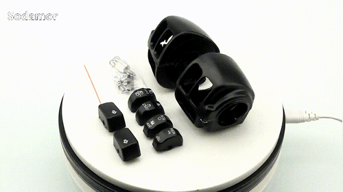 Chrome Black Hand Control Switch Housing Cover Button Cap ForHarley Dyna Softail - Picture 8 of 18