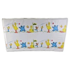 Vintage Sesame Street Crib Pad Mattress Play Mat Padded Vinyl Muppets Big Bird
