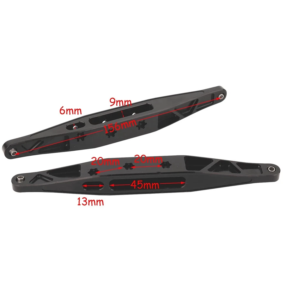 Aluminum CNC Rear Lower Trailing Arms Upgrade Parts for RC LOSI 1/10 Baja Rey - Image 3 of 4