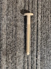 (QTY 200) Cream Window Shutters Panel Peg Loks 3" Shutter Fasteners Spikes 023