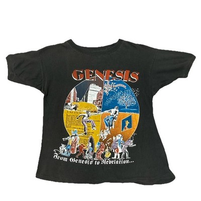 VTG Genesis Band Tshirt 1980 Concert Tour Single Stitch 80s Phil Collins RARE!